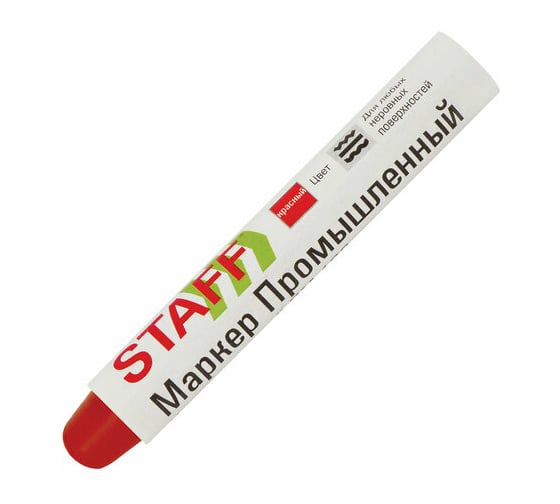 Изображение товара Маркер для промышленной маркировки STAFF ПМ-100 твердый, красный, -20 до +40С, 150814