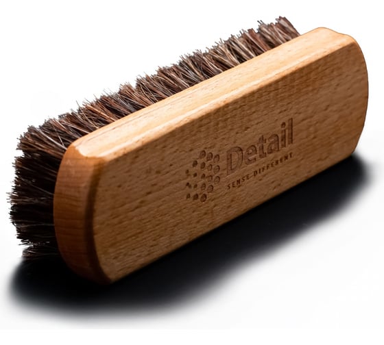 Изображение товара Щетка для очистки кожи Detail 14.5x4.5 см, с натуральным ворсом DT-0234