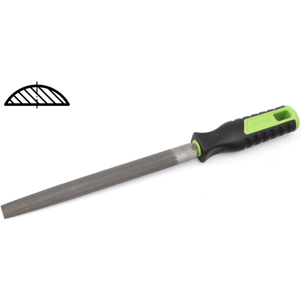 Изображение товара Полукруглый напильник Дело Техники №2 200 мм для твердых материалов