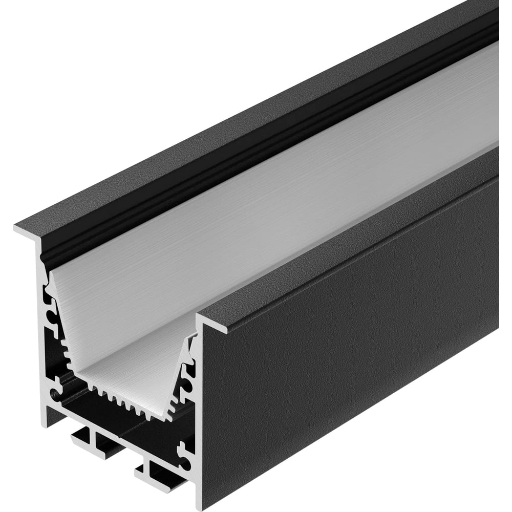 Профиль Arlight LINIA45-F-TRAY-2000 BLACK 2м 062191