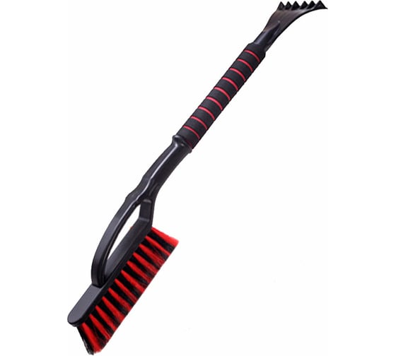 Изображение товара Щетка для снега со скребком ГЛАВДОР GL-602, 65 см, поролоновая ручка, красная 53298