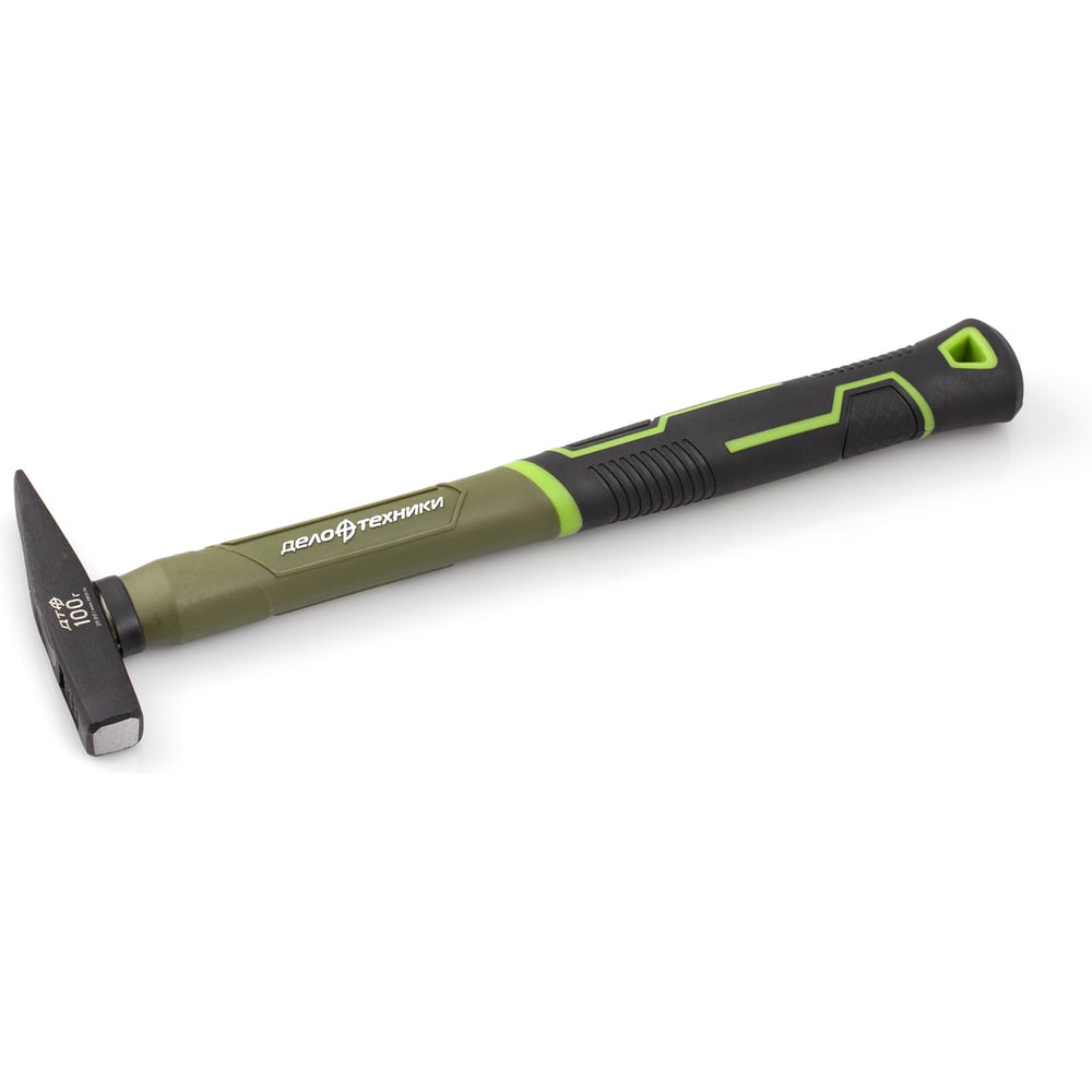 Изображение товара Слесарный молоток Дело Техники 100 г с фибергласовой рукояткой