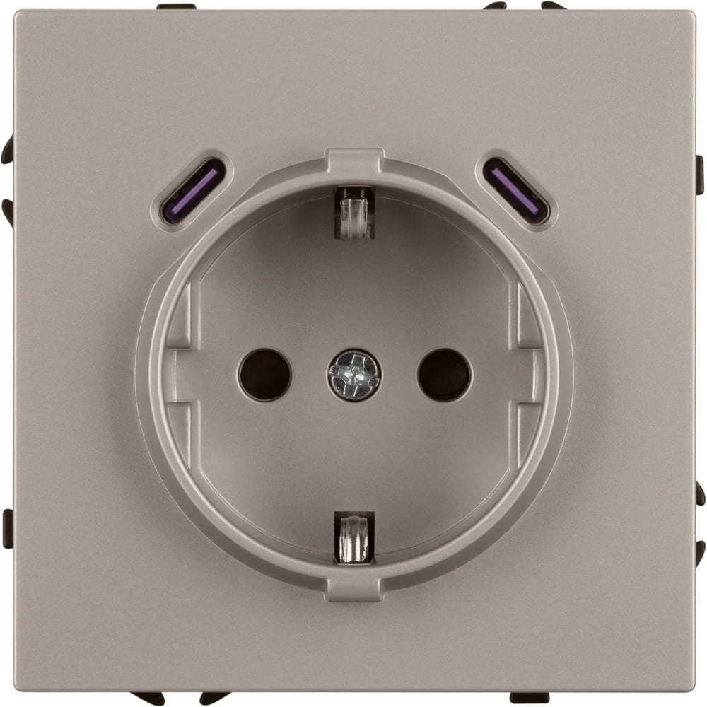 Механизм розетки с USB зарядкой Arlight SCT-NOBE-MUCC-SFPL-CA 1шт 061814