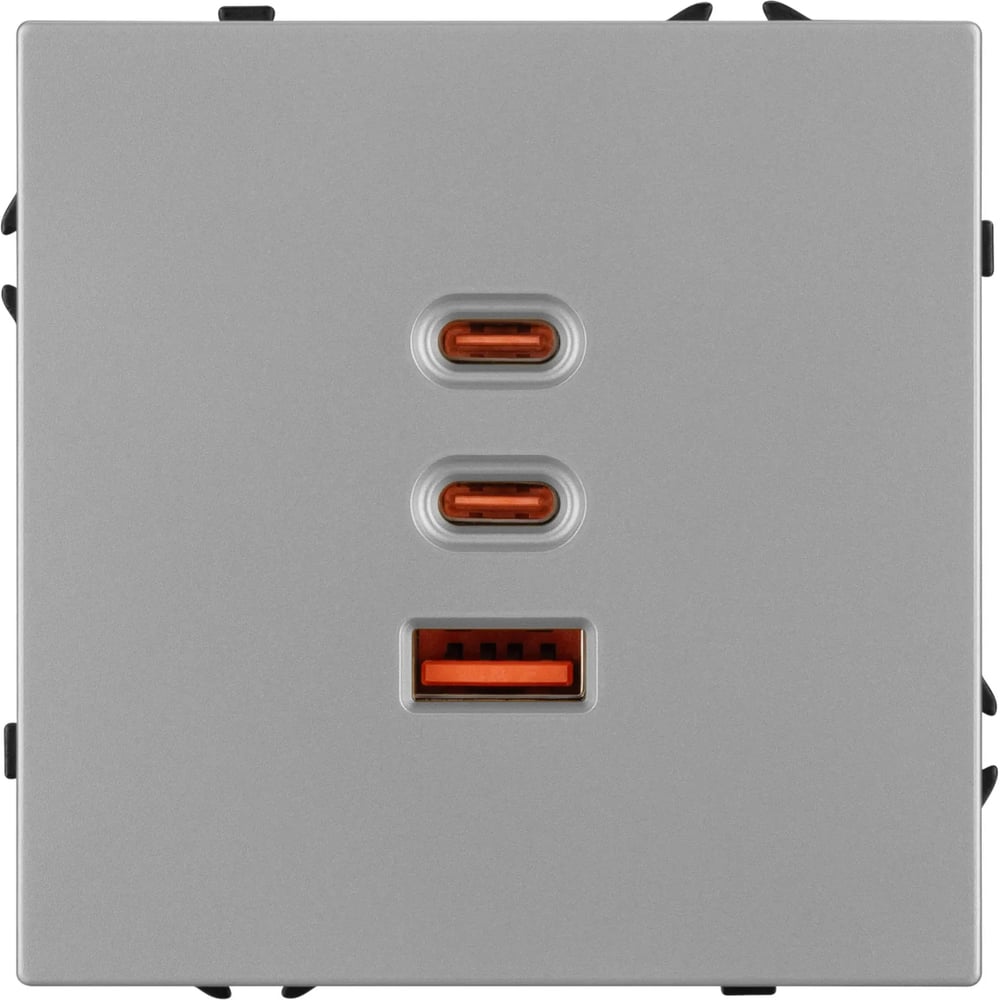 Механизм розетки с быстрой USB зарядкой Arlight SCT-NOBE-MUACC-SFPL-FC-IS 1шт 061838