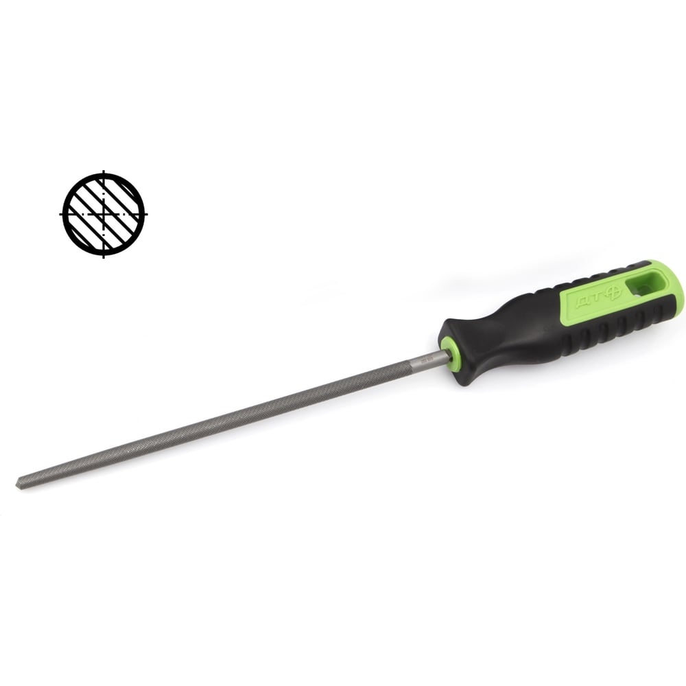 Изображение товара Круглый напильник Дело Техники №3 200 мм для твердых материалов