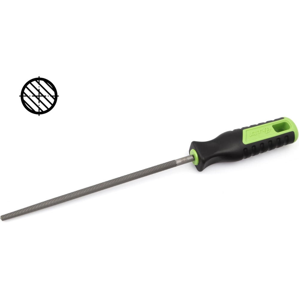 Изображение товара Круглый напильник Дело Техники №1 200 мм для твердых материалов