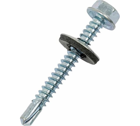 Изображение товара Саморез кровельный с шайбой ЮпитерСталь ST 6,3х38, ОЦ. 150 шт., ZJU01154