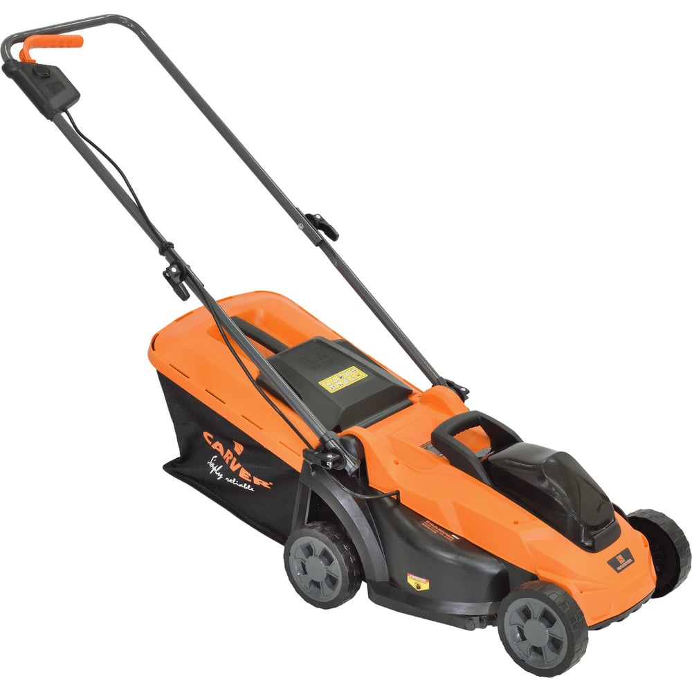 Газонокосилка CARVER аккум. CLM-01BL20-330H (б/щ, 20V/4Ач, Ш330, 35л, без АКБ, тип-mkt) 01.030.00003