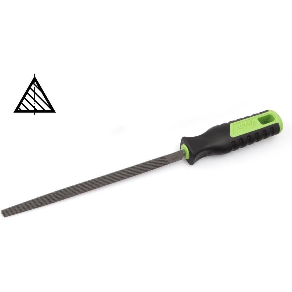 Изображение товара Трехгранный напильник Дело Техники №1 200 мм для обработки твердых материалов