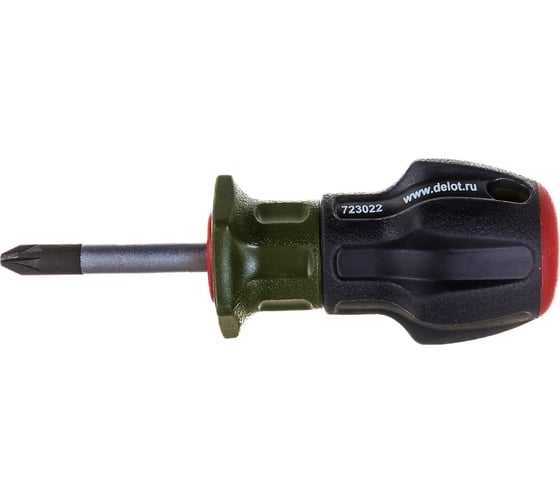 Изображение товара Отвертка Дело Техники c трехкомпонентной рукояткой РZ2×38 мм 723022