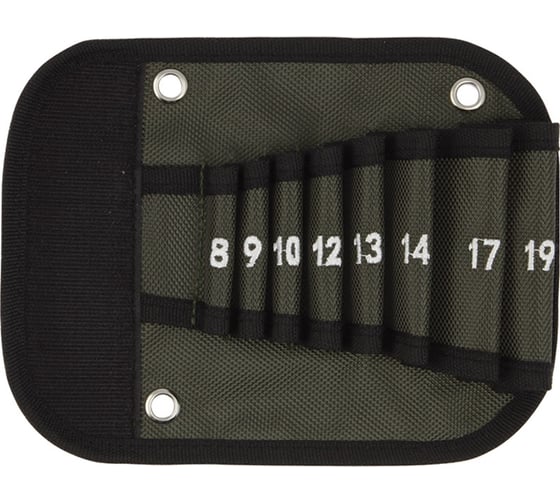 Изображение товара Фирменная сумка для набора комбинированных ключей Дело Техники 8, 9, 10, 12, 13, 14, 17, 19 973308