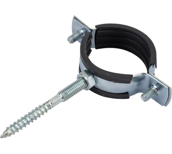 Изображение товара Сантехнический хомут РемоКолор шпилька + дюбель, 1 1/2, диаметр 48-52 мм 47-5-048