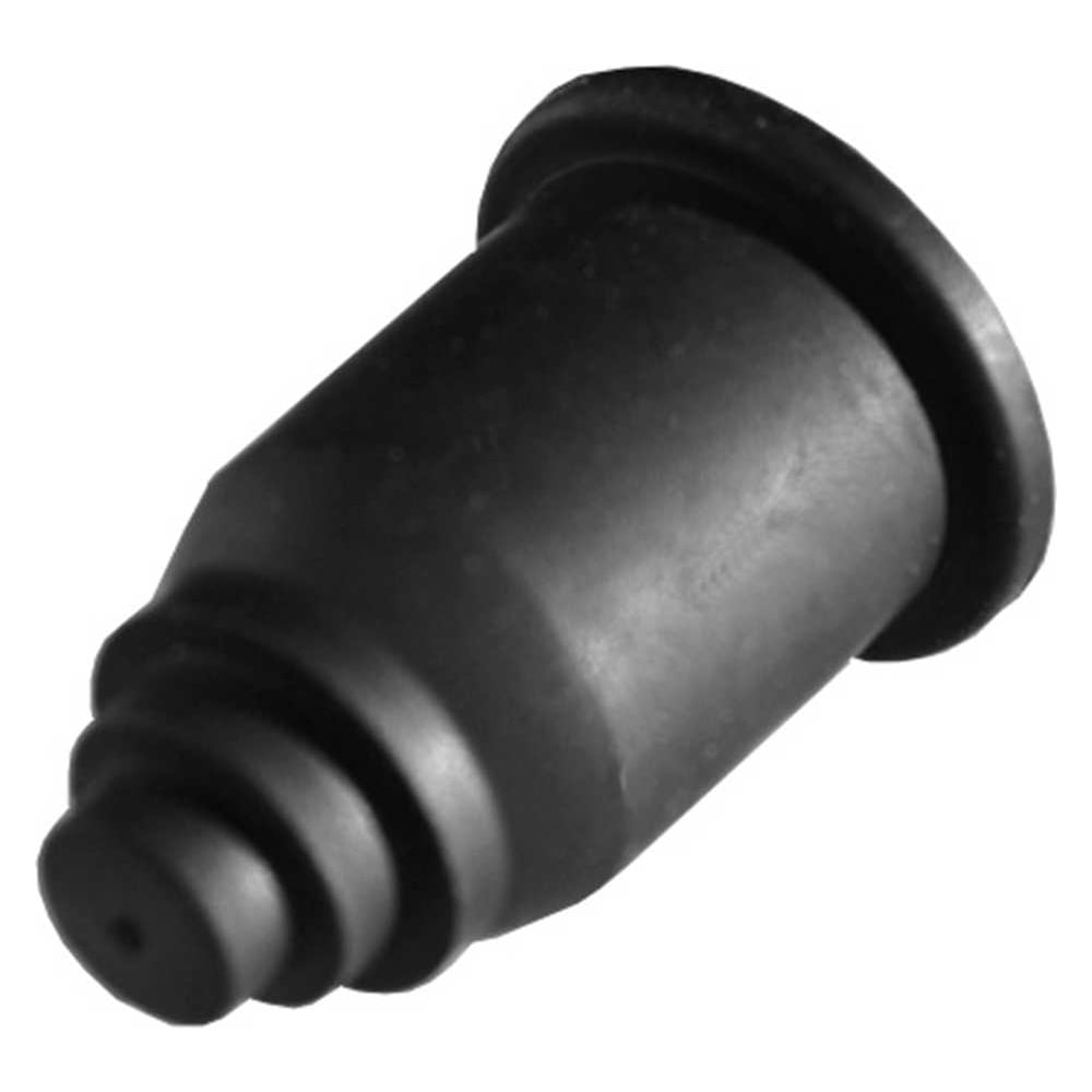 Фитинг пластиковый Weyer WQE-AD10.0B-k10 концевая заглушка, ТРЕ, цвет черный, гофра диам. 10 мм, IP66, -40C-+120C, комплект 10 шт. WE2701200-10