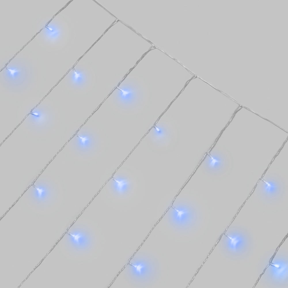 Изображение товара Гирлянда светодиодная Neon-Night Занавес 3х2м 264 LED СИНИЙ прозрачный ПВХ IP44 эффект мерцания 22 нити 12 LED/нить 235-523 Изображение товара Гирлянда светодиодная Neon-Night Занавес 3х2м 264 LED СИНИЙ прозрачный ПВХ IP44 эффект мерцания 22 нити 12 LED/нить 235-523