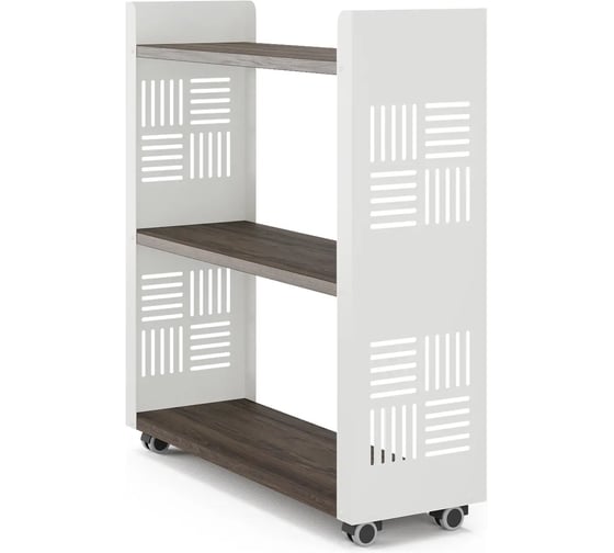 Изображение товара Стеллаж мобильный Kobor SM3-90/30 white/charlston 220383