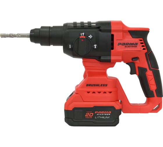 Изображение товара Перфоратор акк. Парма PARMA ELECTRON HD 1820/4.0-1 (б/щ, 2Дж, SDS-plus, 3-реж., 1АКБ 4Ач, кейс) 02.033.00013