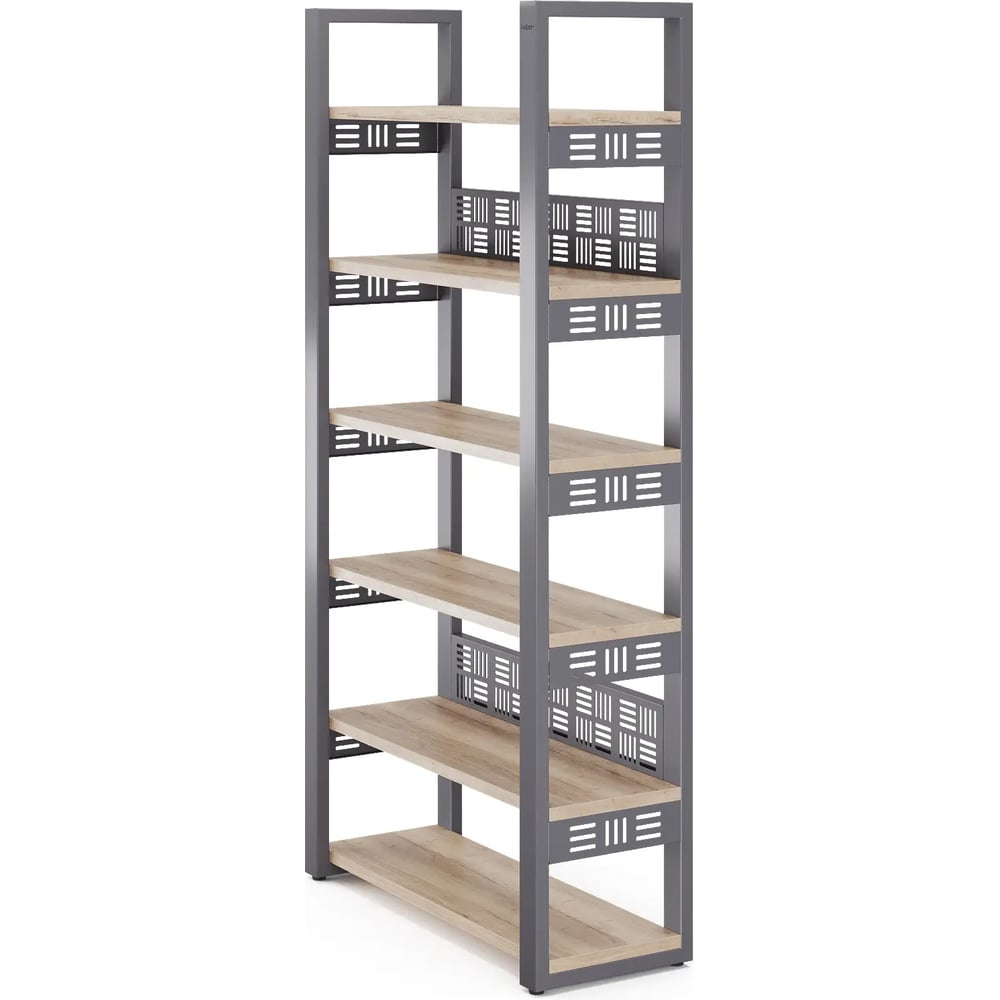 Стеллаж открытый Kobor SO6-60/36 graphite/natural 220320
