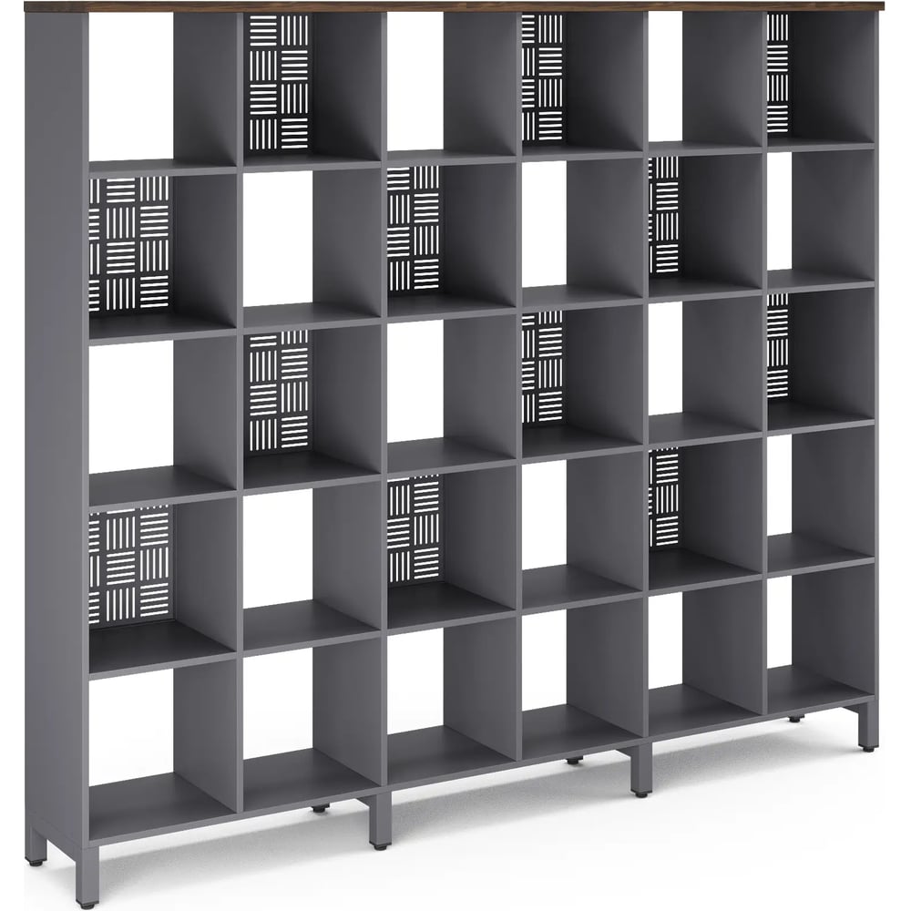 Стеллажная система Kobor SQ-5X6 graphite/charlston 220471