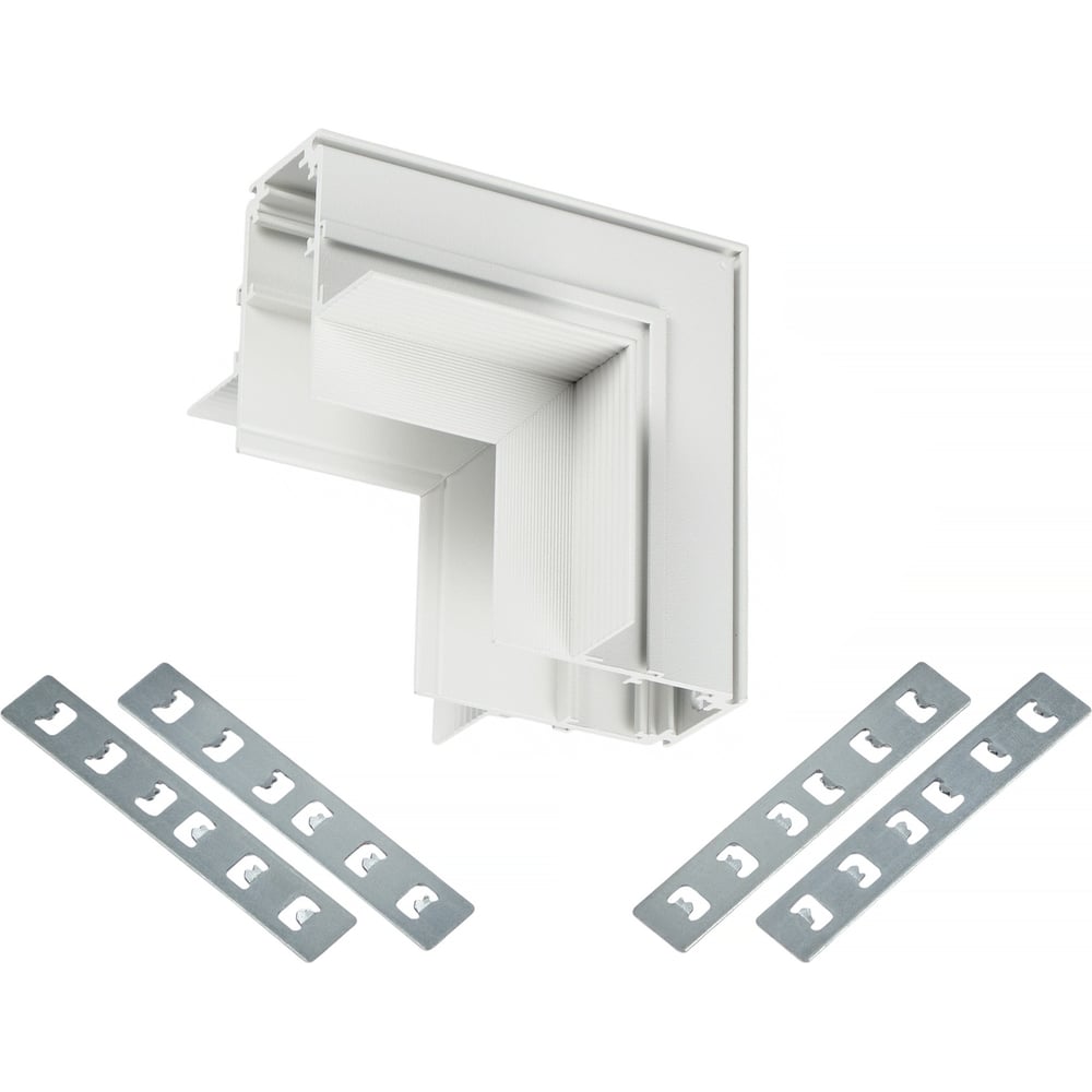 Коннектор соединитель угловой для встраиваемого шинопровода MyFar Accessories for MagLine 23 MT0200-CLW-W
