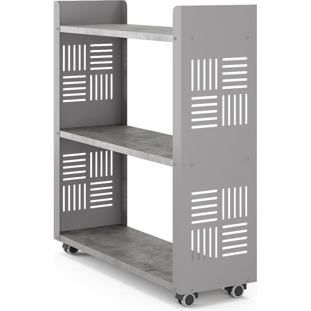 Стеллаж мобильный Kobor SM3-90/30 aluminum/chicago 221494