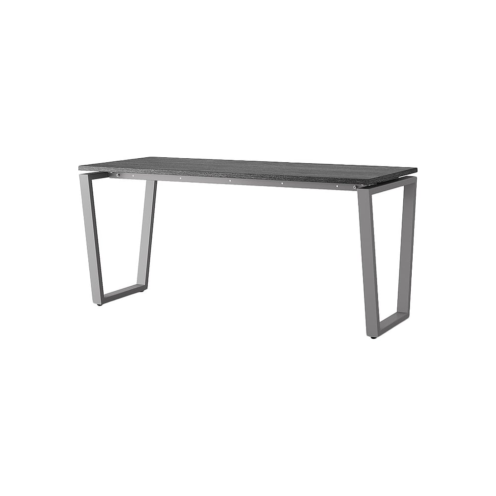 Стол офисный Kobor OTR-80/60 aluminum/wood 214411