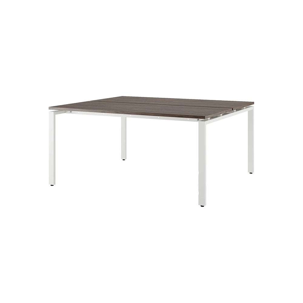 Стол офисный Kobor P/2-160/140 white/charlston 216232