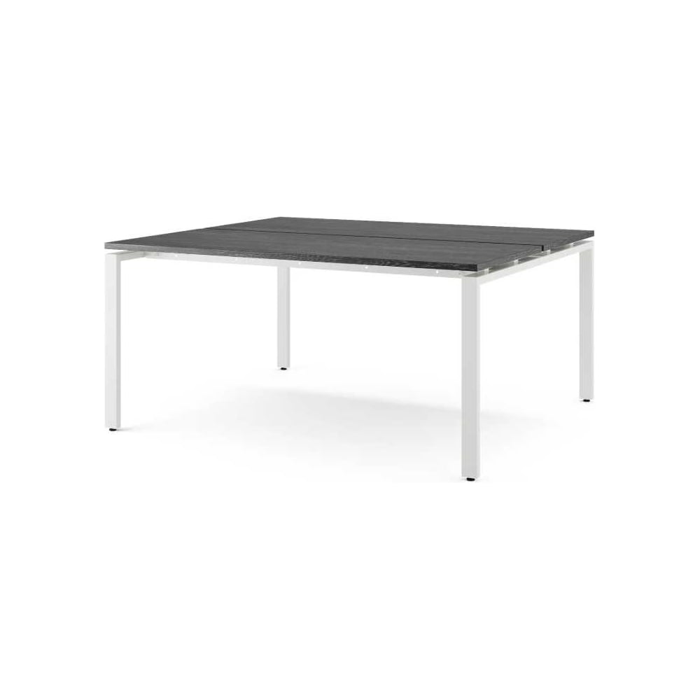 Стол офисный Kobor P/2-160/140 white/wood 216190