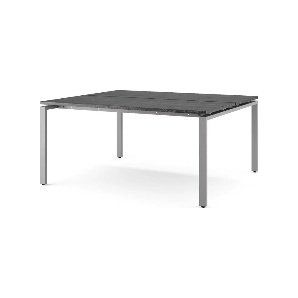 Стол офисный Kobor P/2-160/120 aluminum/wood 216079