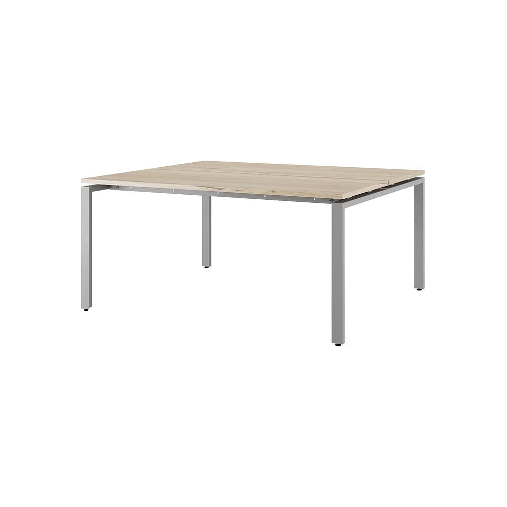 Стол офисный Kobor P/2-180/160 aluminum/natural 216115