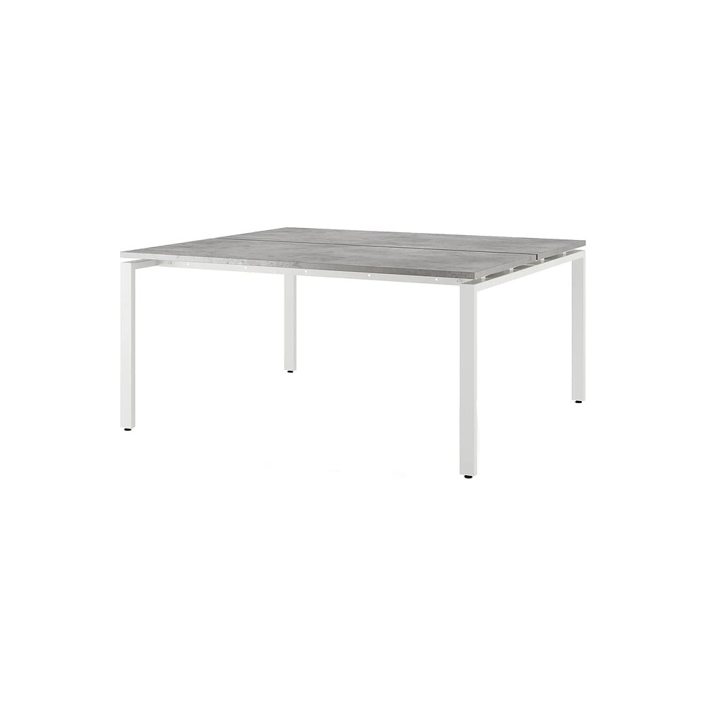 Стол офисный Kobor P/2-180/140 white/chicago 216170