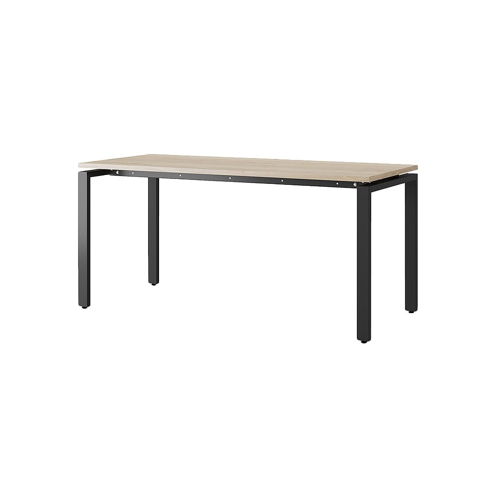 Стол офисный Kobor P-160/80 black/natural 210082
