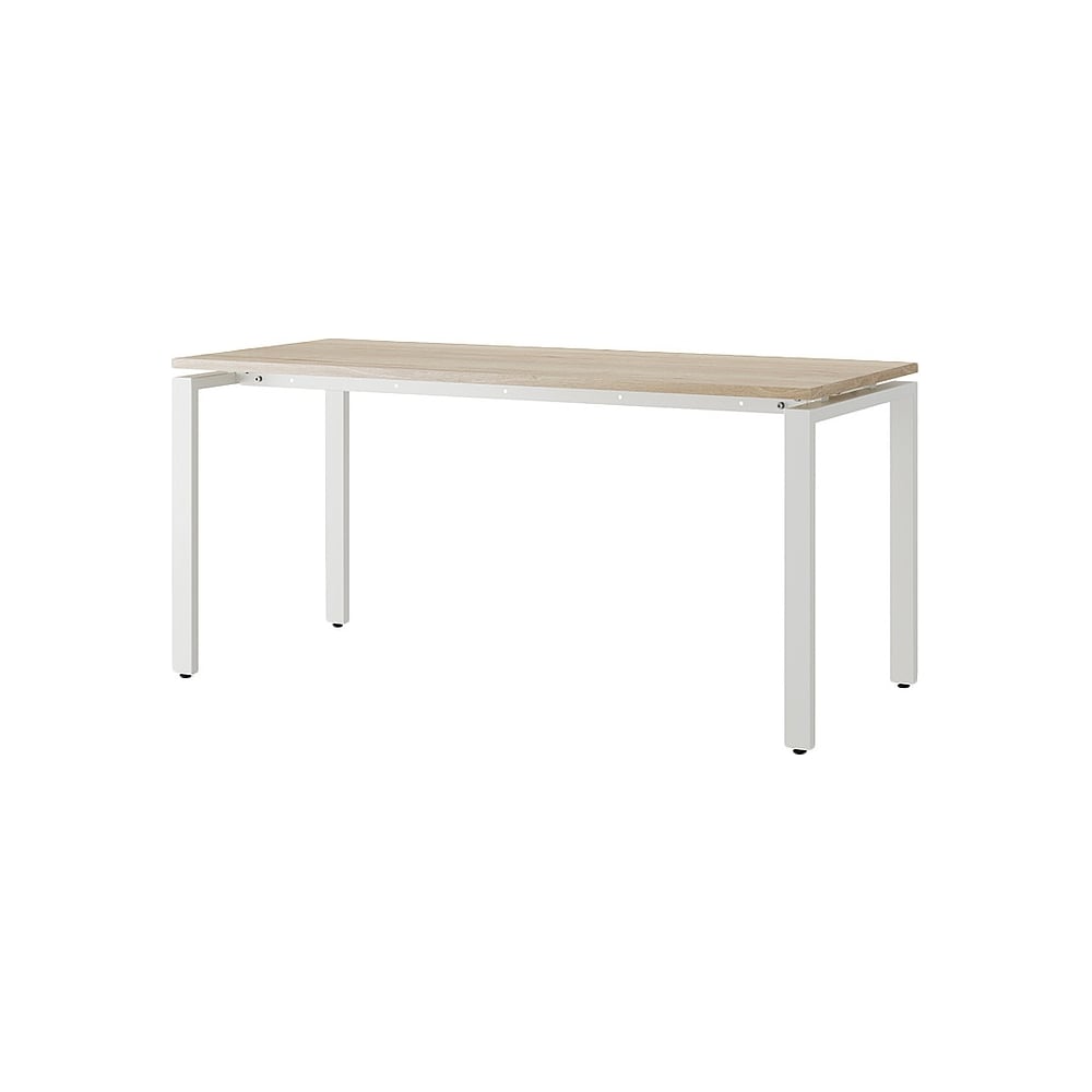 Стол офисный Kobor P-180/70 white/natural 210388