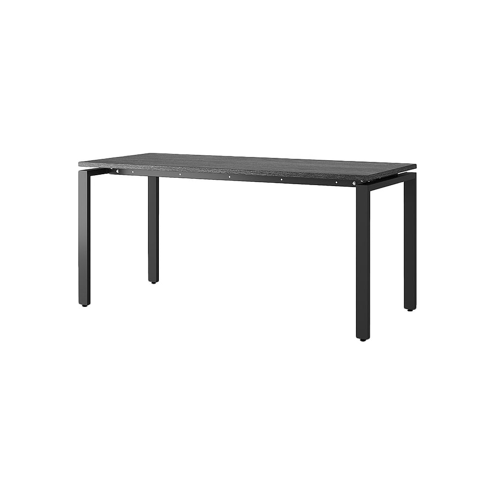 Стол офисный Kobor P-80/60 black/wood 210043