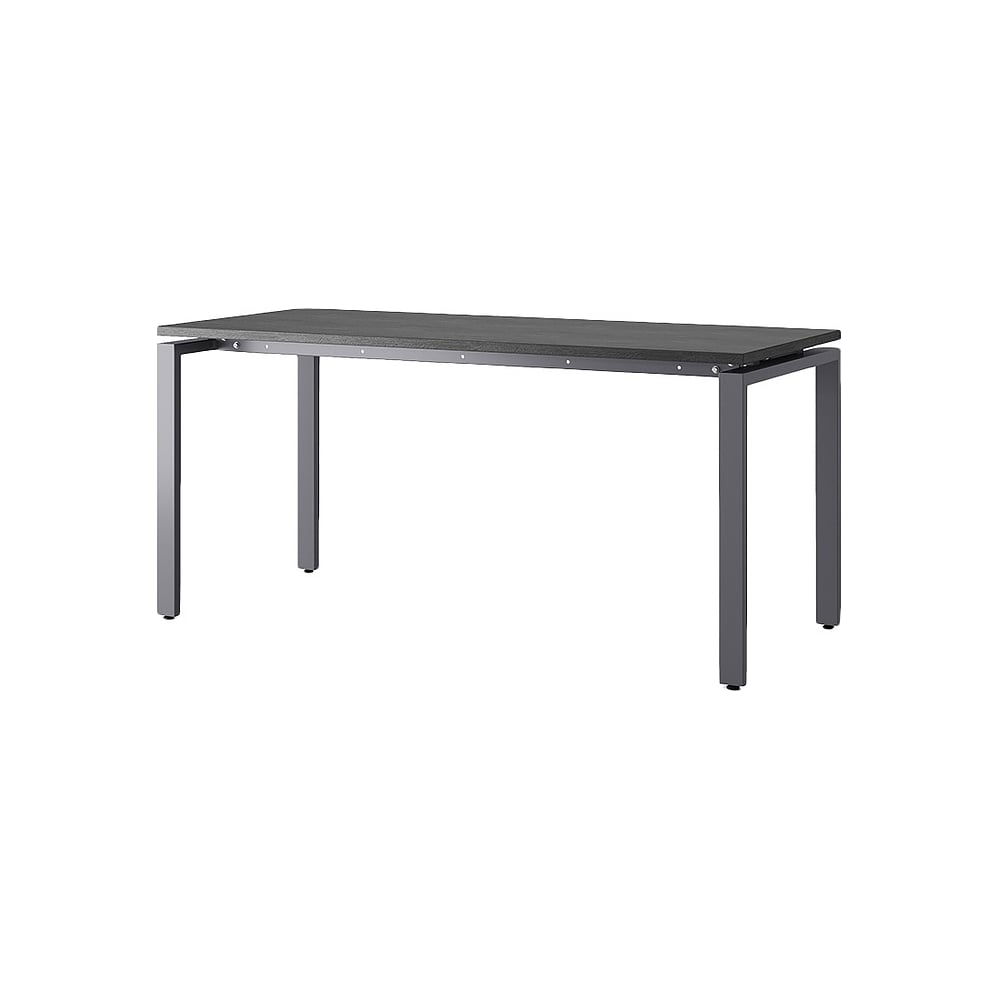 Стол офисный Kobor P-80/70 graphite/wood 210154