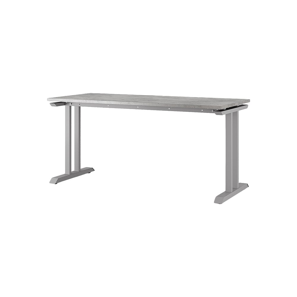 Стол офисный Kobor T-160/80 aluminum/chicago 212744