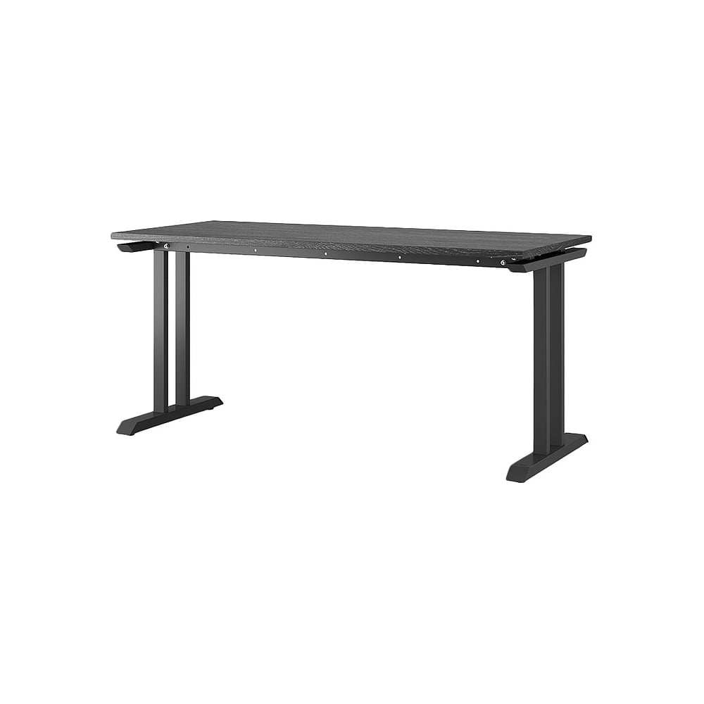 Стол офисный Kobor T-160/80 black/wood 212557