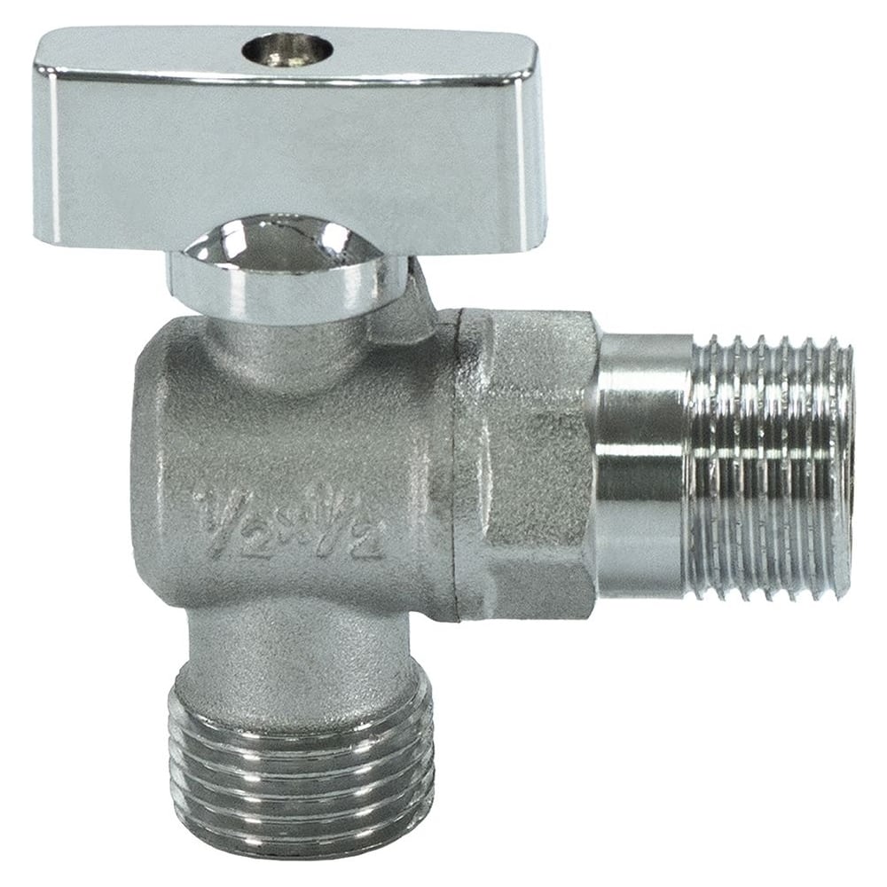 Кран шаровой Millennium ВОДА угловой 1/2" х 1/2" Нар.-Нар. (Eco) НФ-00002225