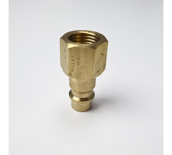 Изображение товара Штуцер быстроразъёмный латунный БРС - 1/4"ВР, 10 шт Профитт 9277376