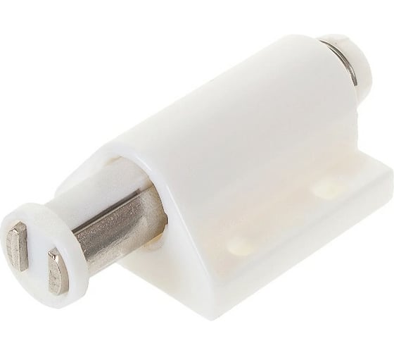 Изображение товара Набор замка для стеклянных дверей Левша 1-дверный, хром/белый У8-8759.ХБ