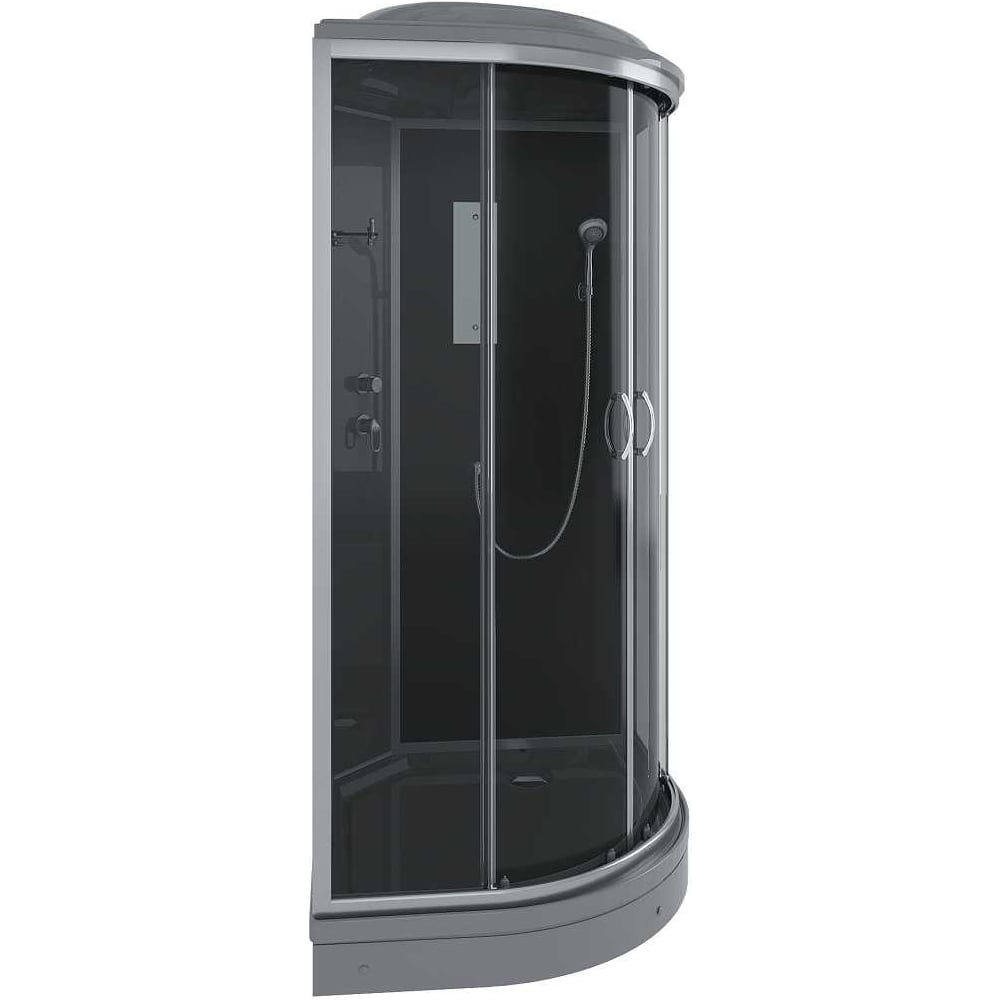 Изображение товара Душевая кабина Erlit 900x900x2150 мм ER3509P-C2-RUS_GRAY Изображение товара Душевая кабина Erlit 900x900x2150 мм ER3509P-C2-RUS_GRAY