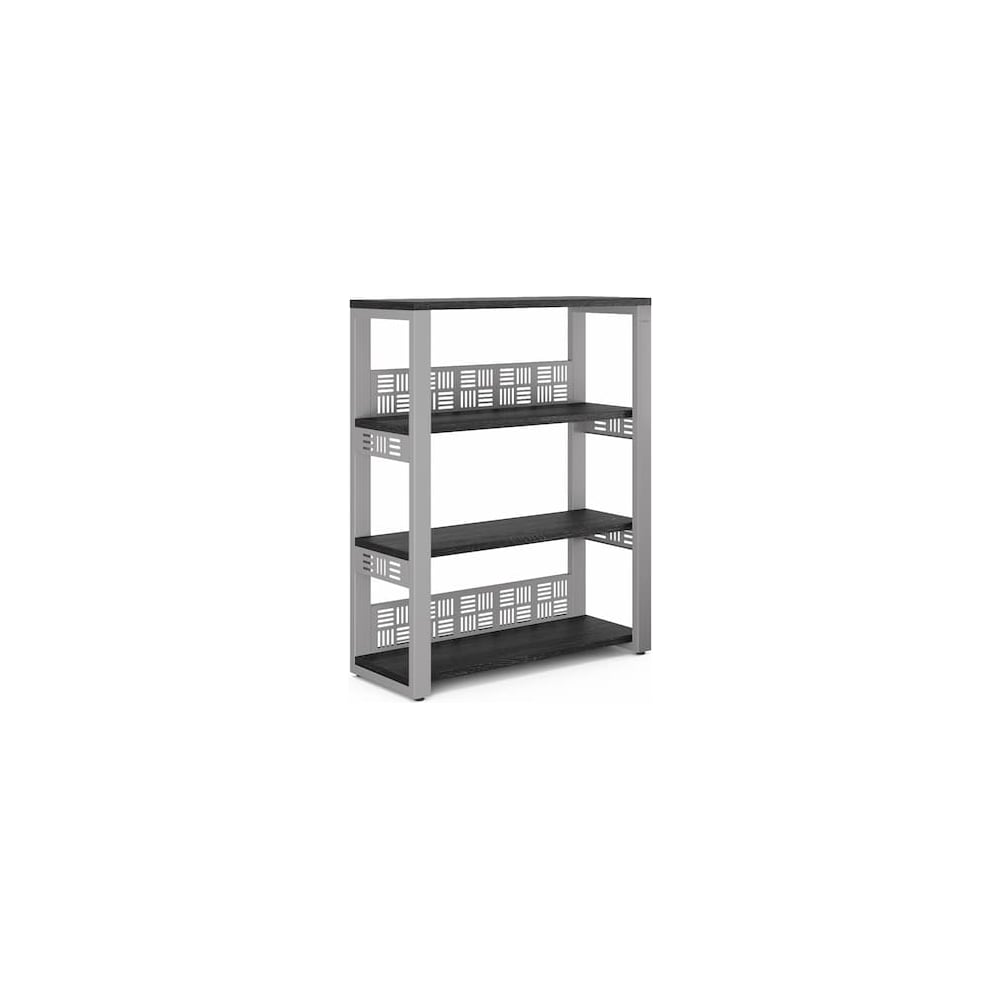 Стеллаж открытый Kobor ST3-80/36 aluminum/wood 221379
