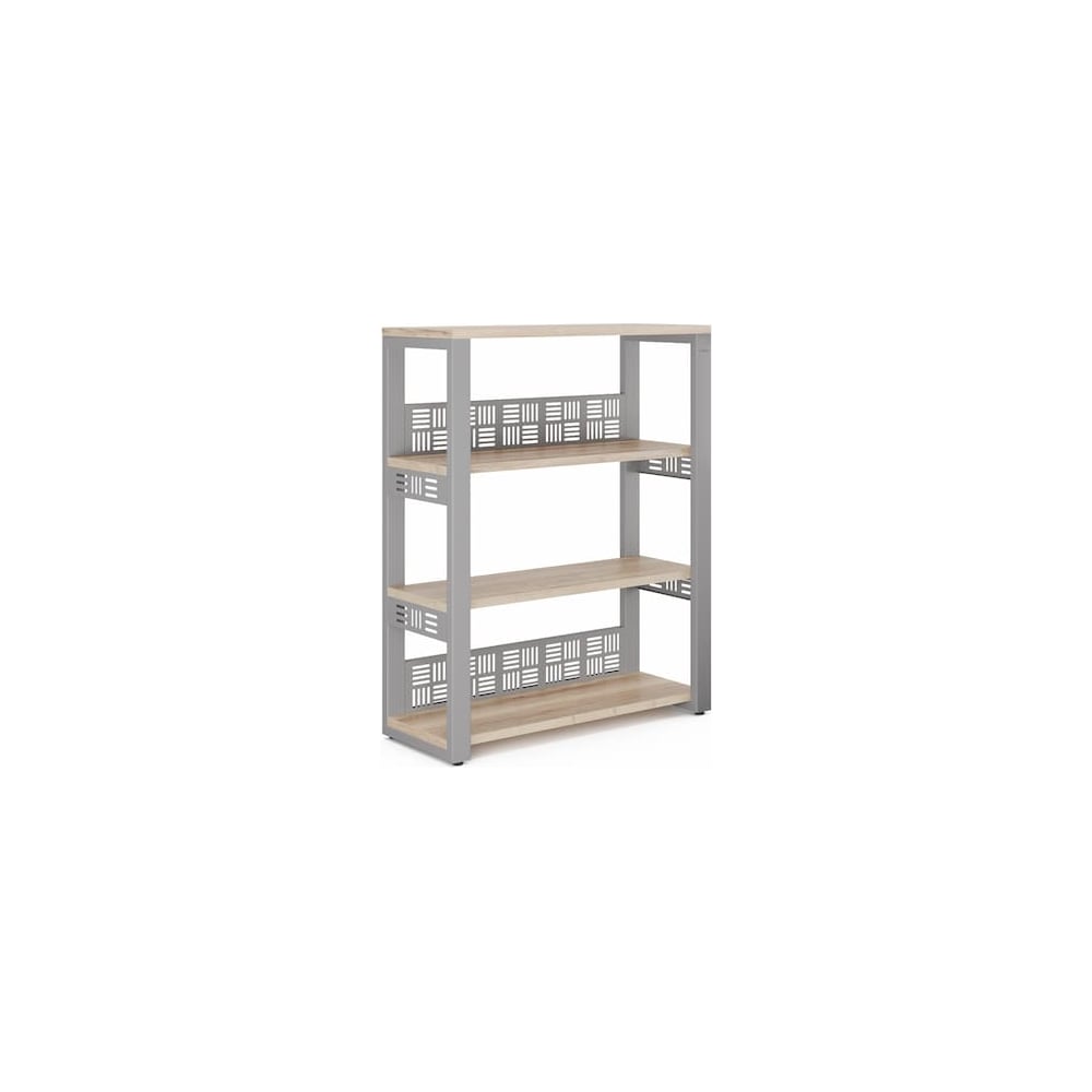 Стеллаж открытый Kobor ST3-80/36 aluminum/natural 220216