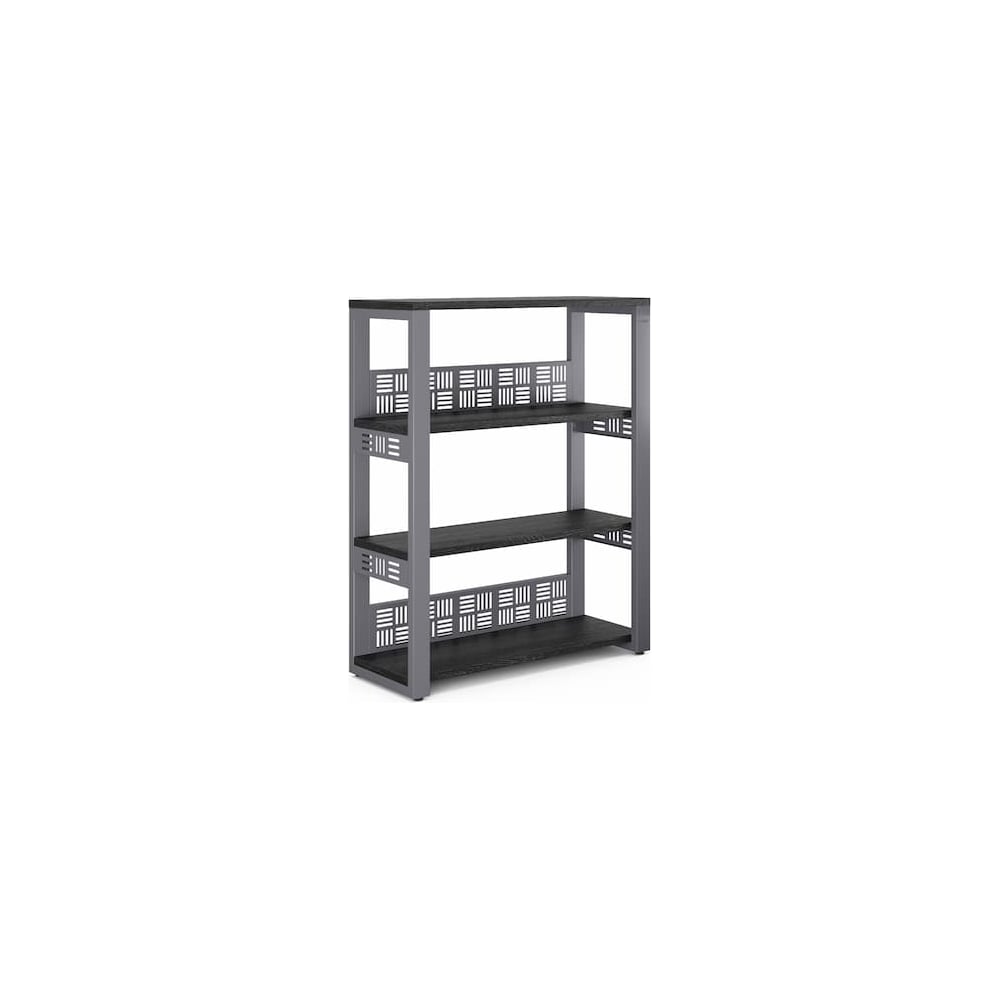 Стеллаж открытый Kobor ST3-80/36 graphite/wood 221368