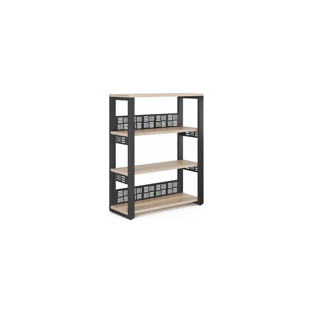 Стеллаж открытый Kobor ST3-80/36 black/natural 220186