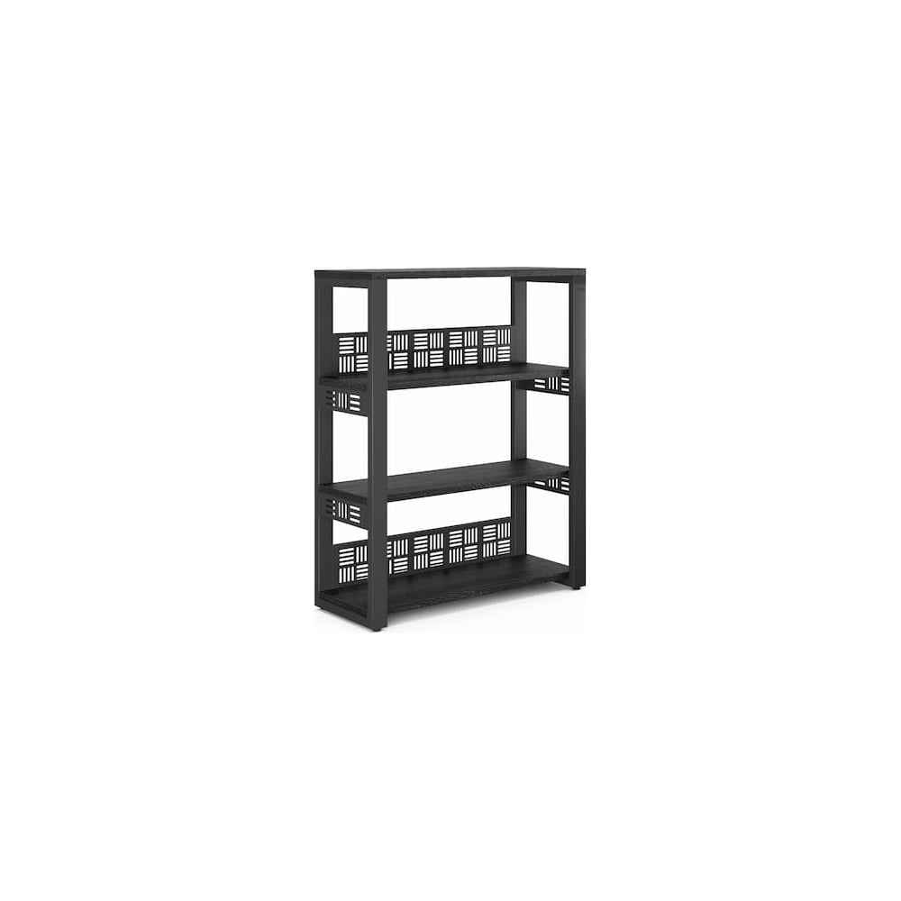Стеллаж открытый Kobor ST3-80/36 black/wood 221357