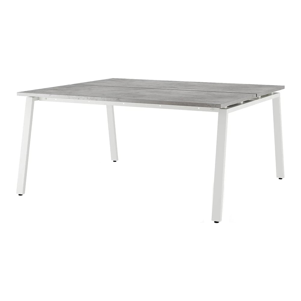 Стол офисный Kobor A/2-160/140 white/chicago 216585