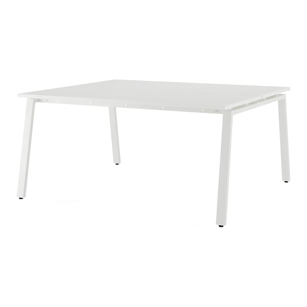 Стол офисный Kobor A/2-160/160 white/premium 216571