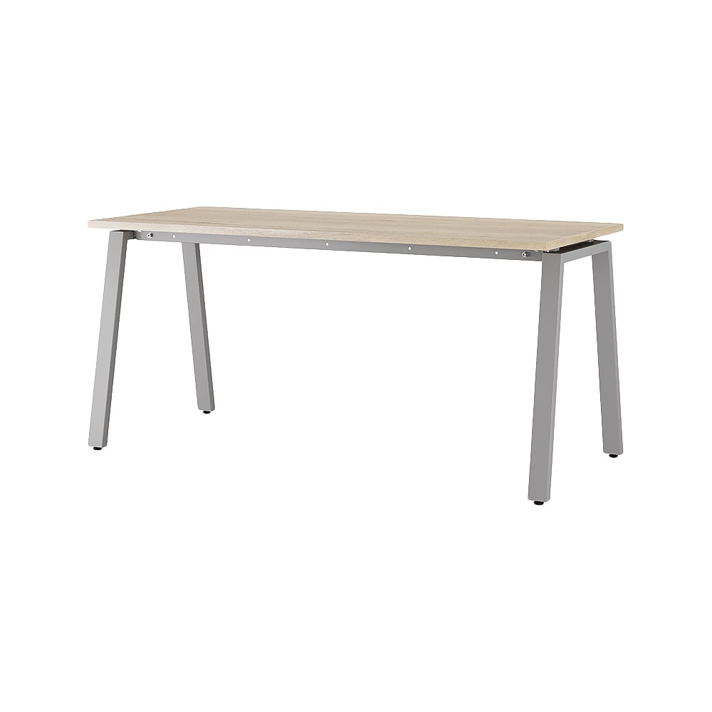 Стол офисный Kobor A-80/60 aluminum/natural 210688