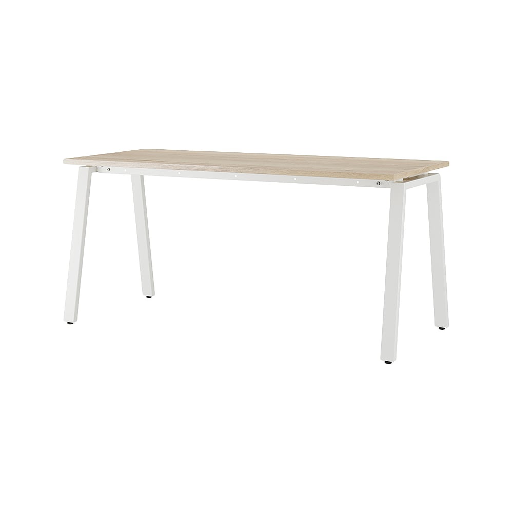 Стол офисный Kobor A-80/60 white/natural 210792
