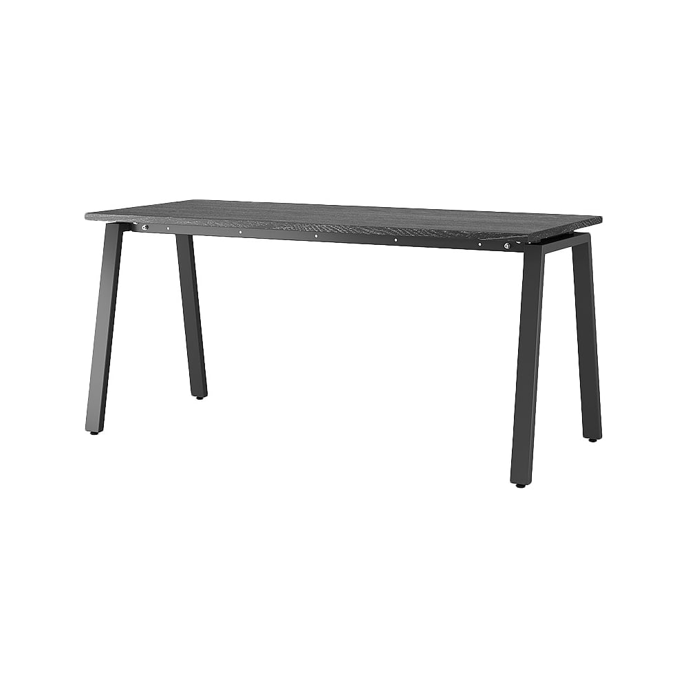 Стол офисный Kobor A-80/70 black/wood 210466